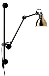 DCW éditions Lampe Gras N°210 E14 nástěnné svítidlo s vypínačem ZlatáOvál