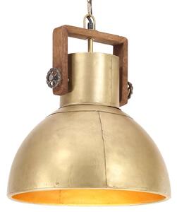 Industriální závěsné svítidlo 25 W mosazné kulaté 40 cm E27 320532