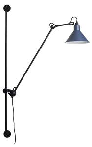 DCW éditions Lampe Gras N°214 E14 posuvné nástěnné svítidlo ModráKužel