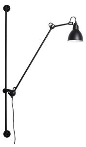 DCW éditions Lampe Gras N°214 E14 posuvné nástěnné svítidlo ČernáOvál
