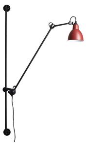 DCW éditions Lampe Gras N°214 E14 posuvné nástěnné svítidlo ČervenáOvál