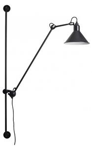 DCW éditions Lampe Gras N°214 E14 posuvné nástěnné svítidlo ČernáKužel