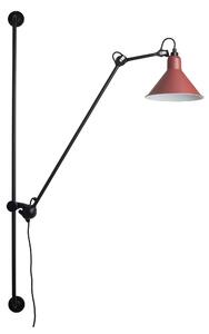 DCW éditions Lampe Gras N°214 E14 posuvné nástěnné svítidlo ČervenáKužel