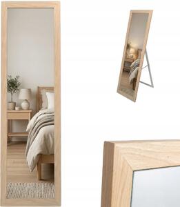 Zrcadlo EDAXO stojací obdélníkové, rám MDF, 370 x 1270 mm