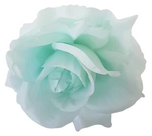 Růže hlava květu Ø 10cm sv. modrá umělá
