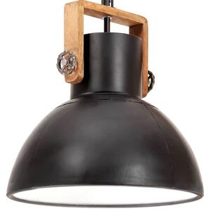 Industriální závěsné svítidlo 25 W černé kulaté 40 cm E27 320535