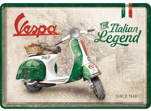 Plechová pohlednice - Vespa (Italian Legend)