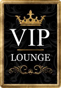 Plechová pohlednice - VIP Lounge
