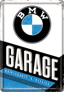 Plechová pohlednice - BMW Garage