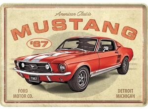 Plechová pohlednice - Ford Mustang GT 1967