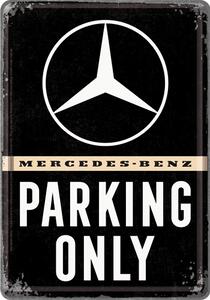 Plechová pohlednice - Mercedes-Benz Parking Only