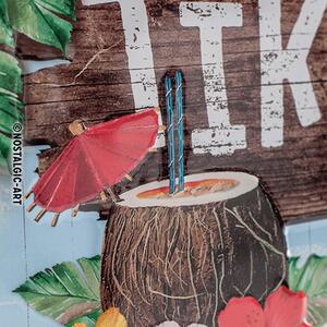 Plechová cedule - Tiki Bar