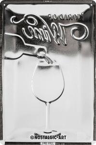 Plechová cedule: World of Wine - 30x20 cm