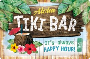 Plechová cedule - Tiki Bar