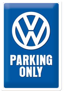 Plechová cedule: VW Parking Only - 30x20 cm