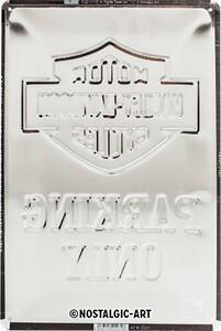 Plechová cedule: Harley-Davidson Parking Only - 30x20 cm