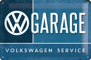 Plechová cedule – VW Garage - 30x20 cm