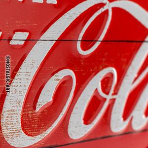 Plechová cedule: Coca-Cola (klasické logo) - 20x30 cm