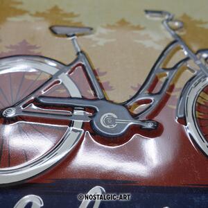 Plechová cedule: Bicycle (Freedom Machine) - 30x20 cm