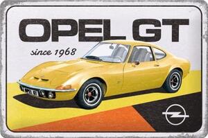 Plechová cedule: Opel GT (since 1968) - 30x20 cm