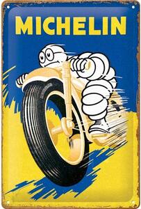 Plechová cedule – Michelin - Motorcycle Bibendum