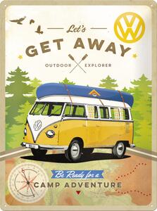 Plechová cedule – VW Let's Get Away