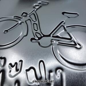 Plechová cedule: Bicycle (Freedom Machine) - 30x20 cm