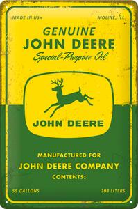 Plechová cedule: John Deere (Special Purpose Oil) - 20x30 cm
