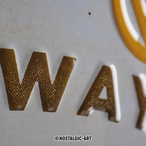 Plechová cedule – VW Let's Get Away