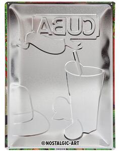Plechová cedule: Cuba Libre - 40x30 cm