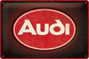 Plechová cedule: Audi Red Shine - 30x20 cm