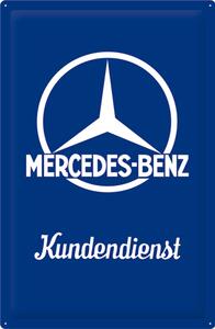 Plechová cedule - Mercedes-Benz (Kundendienst) - 60x40 cm