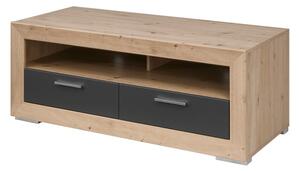 TV komoda FERNANDO T18 dub artisan/matná šedá