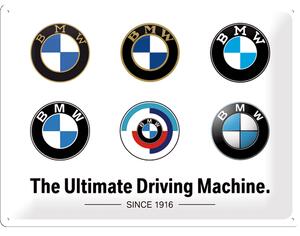 Plechová cedule: BMW (Logo Evolution) - 40x30 cm