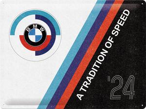 Plechová cedule: BMW Motorsport (Tradition Of Speed) - 40x30 cm