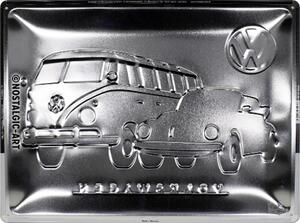 Plechová cedule: Volkswagen (Meet the Classic) - 30x40 cm