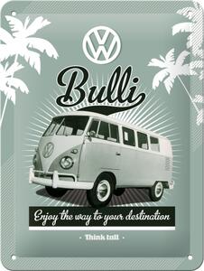 Plechová cedule: VW Bulli - 20x15 cm