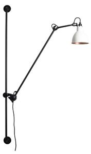 DCW éditions Lampe Gras N°214 E14 posuvné nástěnné svítidlo Bílá MěďOvál