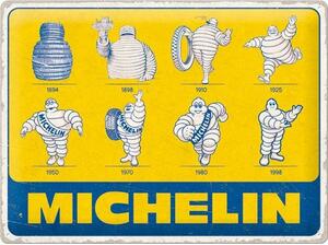 Plechová cedule: Michelin - Logo Evolution - 40x30 cm