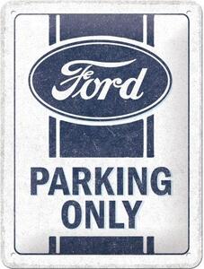 Plechová cedule: Ford - Parking Only - 15x20 cm