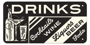 Závěsná cedule - Drinks