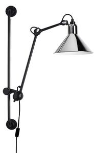 DCW éditions Lampe Gras N°210 E14 nástěnné svítidlo s vypínačem ChromováKužel