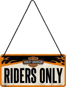 Závěsná cedule - Harley-Davidson Riders Only