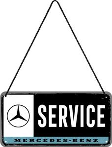 Závěsná cedule: Mercedes-Benz Service - 10x20 cm