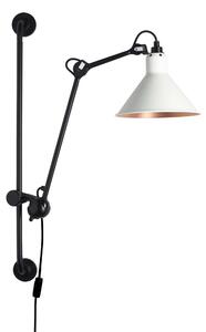 DCW éditions Lampe Gras N°210 E14 nástěnné svítidlo s vypínačem Bílá MěďKužel