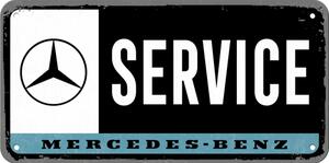 Závěsná cedule: Mercedes-Benz Service - 10x20 cm
