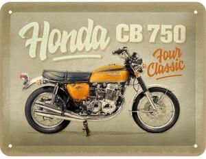 Plechová cedule: Honda MC CB750 Four Classic - 20x15 cm