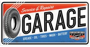 Plechová cedule - Garage