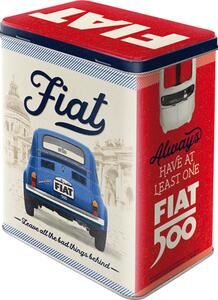 Plechová dóza L - Fiat 500 (Good things are ahead of you)