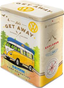 Plechová dóza L - VW Let's Get Away
